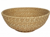Top-tier Handcrafted Tapered Rattan Footed Bowl
